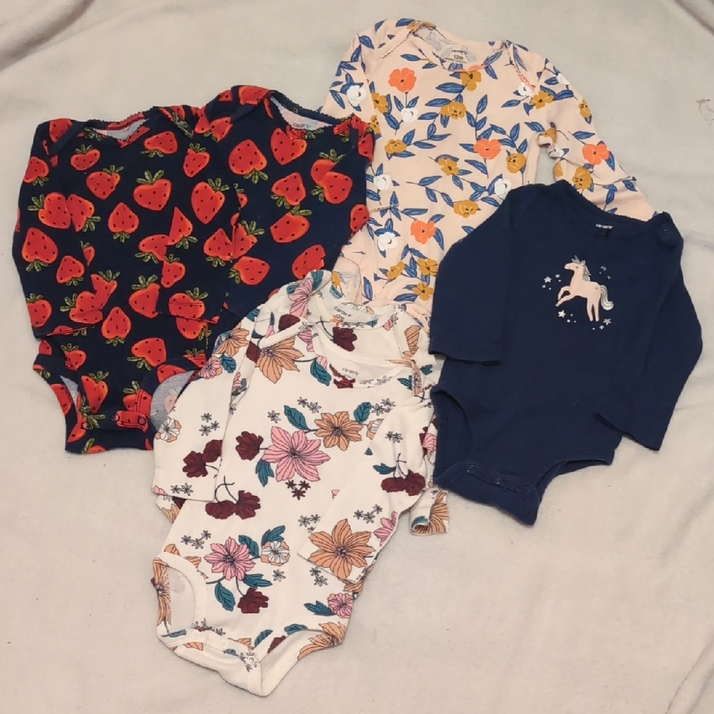 Adorable Baby Onesies Set with Fun Prints